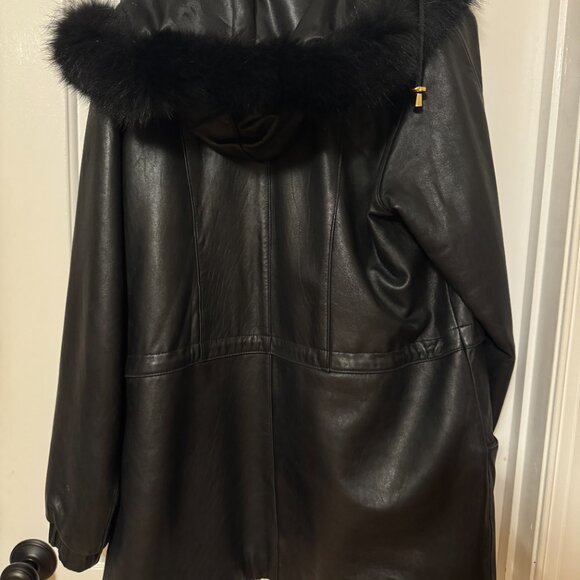 Worthington Lambskin Winter Coat - Picture 2 of 3